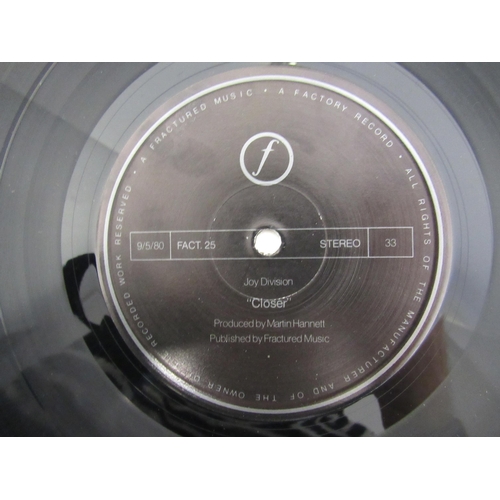 7179 - JOY DIVISION: Two original UK pressing LPs on Factory Records, both on opaque black vinyl, to includ... 