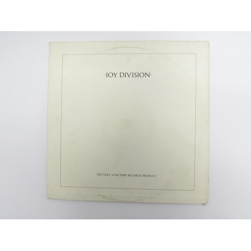 7179 - JOY DIVISION: Two original UK pressing LPs on Factory Records, both on opaque black vinyl, to includ... 