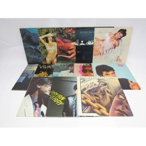 7171 - ROXY MUSIC: A collection of Roxy Music and related LPs to include 'Roxy Music' (2302 048), 'For Your... 