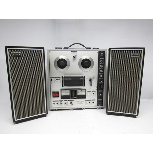 7402 - A Sony Tapecorder TC-630 three head solid state reel to reel tape recorder, serial no. 117568