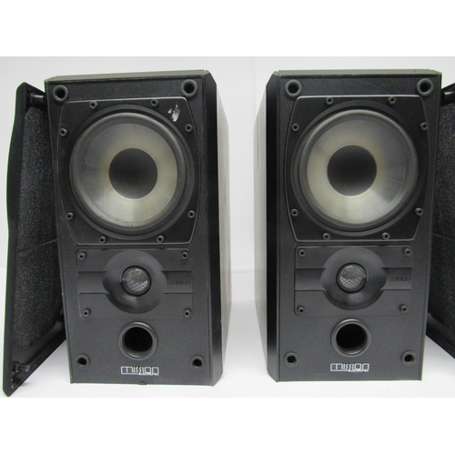 7358 - A pair of Mission 751 bookshelf speakers