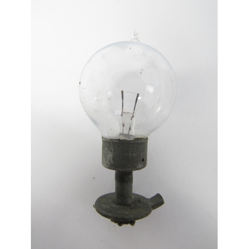 7336A - Ten early 20th Century light bulbs, possibly WW1 signal lamp or tent lights (10)