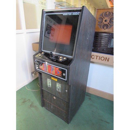 7423 - A Vartek Kadet 'Videoplay' vintage arcade video game cabinet, approx. 141cm tall x 50cm wide x 59cm ... 