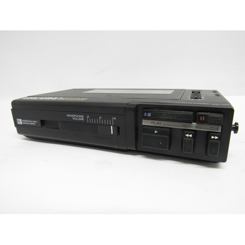 7476 - A boxed Sony WM-D64 Professional Stereo Cassette Recorder, lacking battery cover, with accompanying ... 