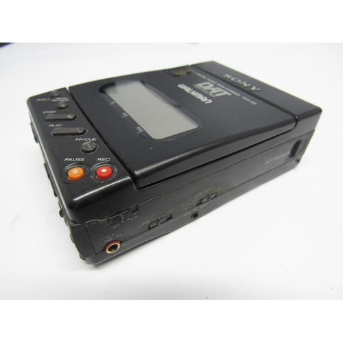 7475 - A Sony TCD-D3 DAT Digital Audio Tape-Corder with AC adaptor/ charger, and a Sony RM-D3K System Adapt... 