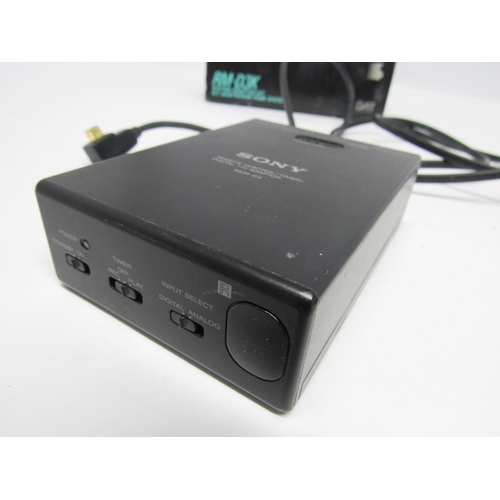 7475 - A Sony TCD-D3 DAT Digital Audio Tape-Corder with AC adaptor/ charger, and a Sony RM-D3K System Adapt... 