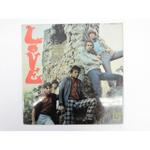 7140 - Psych - LOVE: Three original UK stereo pressing LPs with orange/black printed Elektra labels, to inc... 