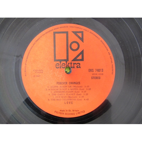 7140 - Psych - LOVE: Three original UK stereo pressing LPs with orange/black printed Elektra labels, to inc... 