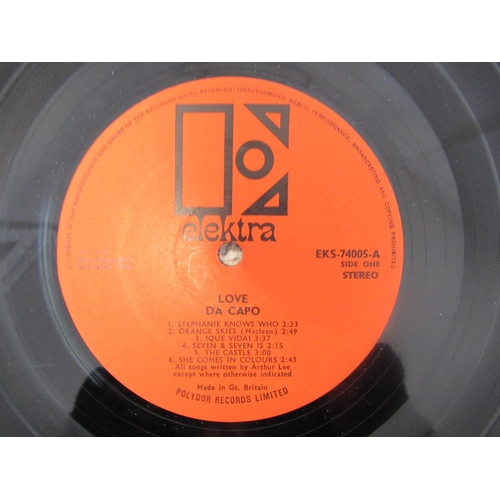 7140 - Psych - LOVE: Three original UK stereo pressing LPs with orange/black printed Elektra labels, to inc... 