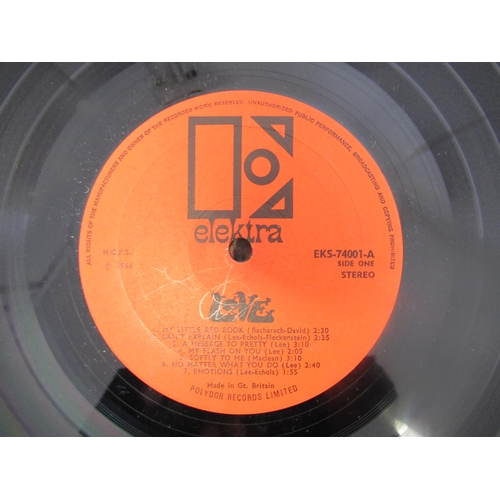 7140 - Psych - LOVE: Three original UK stereo pressing LPs with orange/black printed Elektra labels, to inc... 