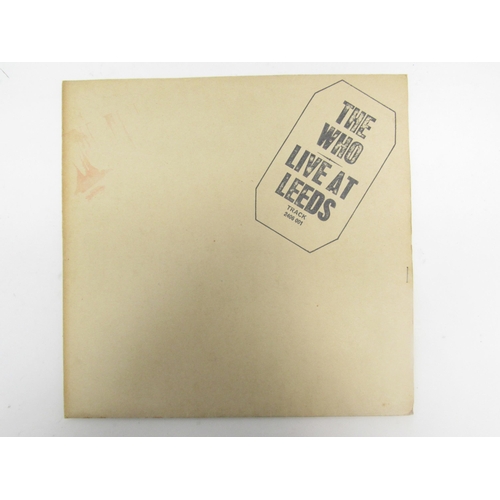 7240 - THE WHO: 'Live At Leeds' LP, original UK first pressing with black lettering, complete with 11 inser... 