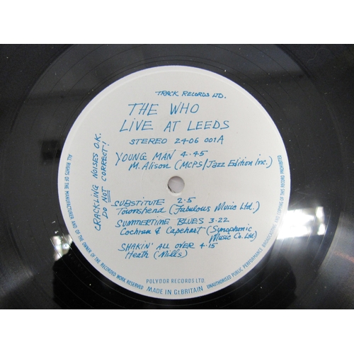 7240 - THE WHO: 'Live At Leeds' LP, original UK first pressing with black lettering, complete with 11 inser... 