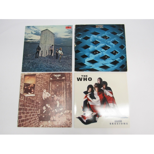 7239 - THE WHO: Four LPs to include 'Who's Next' Italian pressing (2480 056 L, vinyl and sleeve EX), 'Tommy... 