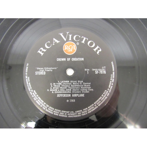 7228 - Psych - JEFFERSON AIRPLANE: Two original UK stereo pressing LPs with black/ red spot RCA labels, to ... 