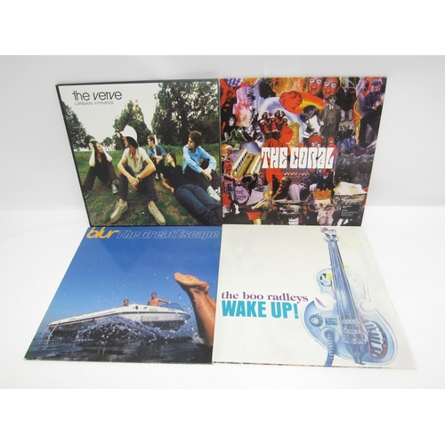 7166 - Britpop - A collection of four Britpop and Indie LPs to include The Verve - 'Urban Hymns' with print... 