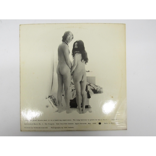 7242 - JOHN LENNON & YOKO ONO: 'Unfinished Music No.1 Two Virgins' LP with original black inner (Apple Reco... 