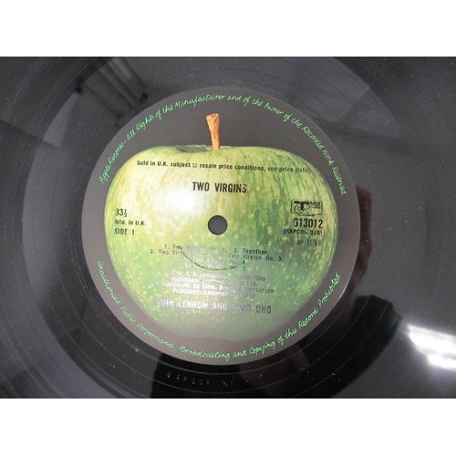 7242 - JOHN LENNON & YOKO ONO: 'Unfinished Music No.1 Two Virgins' LP with original black inner (Apple Reco... 