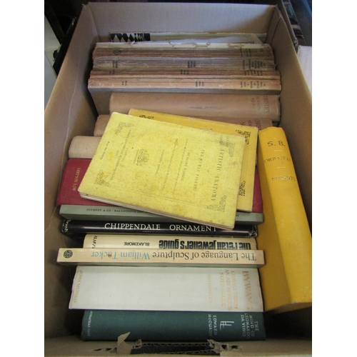 1501 - Four boxes of mainly assorted art, architecture and antiques related books