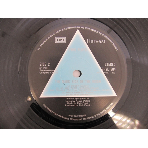 7006 - PINK FLOYD: 'The Dark Side Of The Moon' LP, original 1973 UK pressing with solid blue triangle label... 