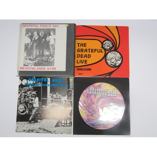 7053 - GRATEFUL DEAD: Four bootleg live LPs to include 'Grateful Fool's Day Meadowlands 4:1:88' box set (Cl... 