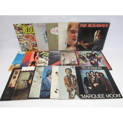 7069 - Punk / Post Punk / New Wave - A collection of twenty LPs to include Television - 'Marquee Moon' (Ele... 