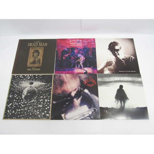 7080 - NEIL YOUNG: A group of six LPs to include 'Dead Man' soundtrack (9 46171-1), 'Mirror Ball' (9362-459... 