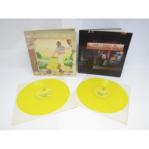 7090 - ELTON JOHN: 'Goodbye Yellow Brick Road' 2 x LP on limited edition yellow vinyl (DJE 29001, vinyl and... 