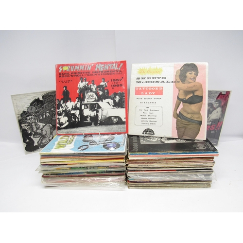 7129 - Rock & Roll / Rockabilly - A good collection of compilation LPs including 'Strummin' Mental!'' vols.... 