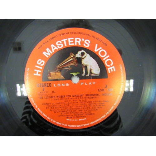 7074 - Classical- A collection of UK stereo pressing classical vinyl LP records and box sets on the HMV lab... 