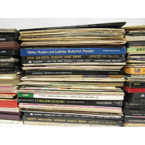 7093 - Classical- A collection of approximately one-hundred and fifty classical vinyl LP records and box se... 