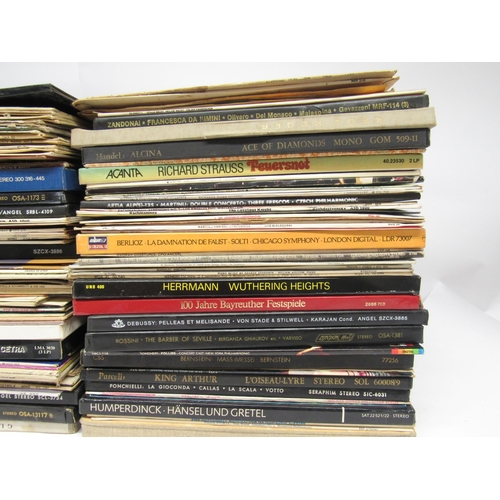 7093 - Classical- A collection of approximately one-hundred and fifty classical vinyl LP records and box se... 