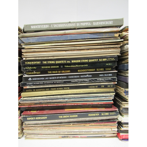 7094 - Classical- A collection of approximately two hundred and thirty classical vinyl LP records and box s... 