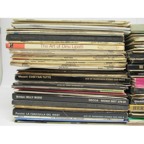 7095 - Classical- A collection of approximately one-hundred and eighty classical vinyl LP records and box s... 