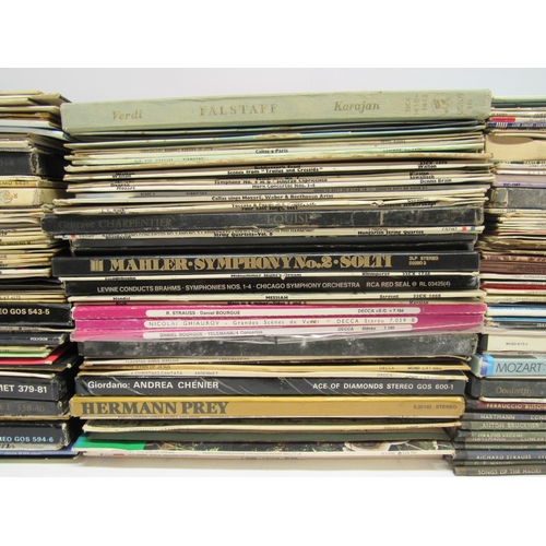 7095 - Classical- A collection of approximately one-hundred and eighty classical vinyl LP records and box s... 