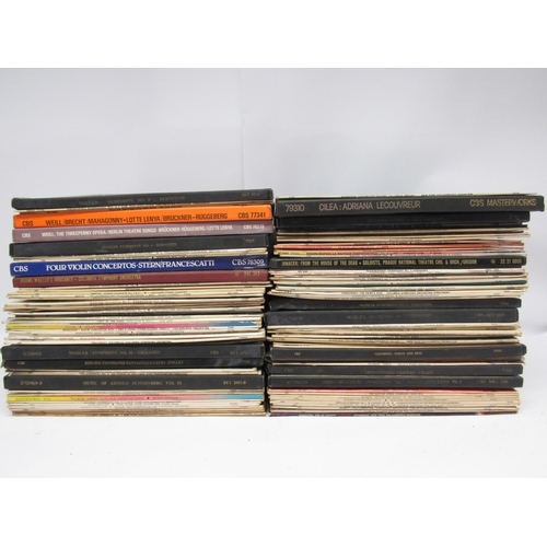 7096 - Classical- A collection of approximately one-hundred classical vinyl LP records and box sets on the ... 