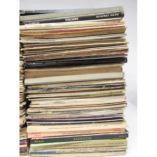 7102 - Classical- A collection of approximately two-hundred classical vinyl LP records and box sets, an ass... 