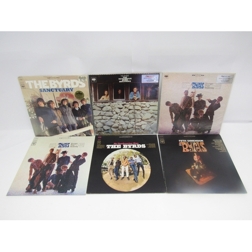 7054 - THE BYRDS: A group of six 180g audiphile pressing LPs to include 'Sanctuary' (Sundazed LP 5061, seal... 