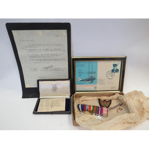 9556 - A collection of Royal Naval military ephemera relating to GEOFFREY D. NUTT DSC including photo album... 