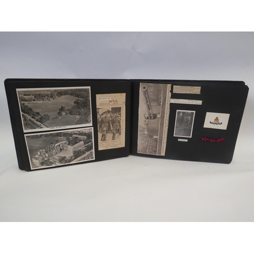 9556 - A collection of Royal Naval military ephemera relating to GEOFFREY D. NUTT DSC including photo album... 