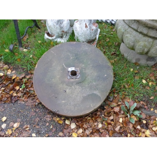 8013 - A grindstone wheel, 52cm diameter