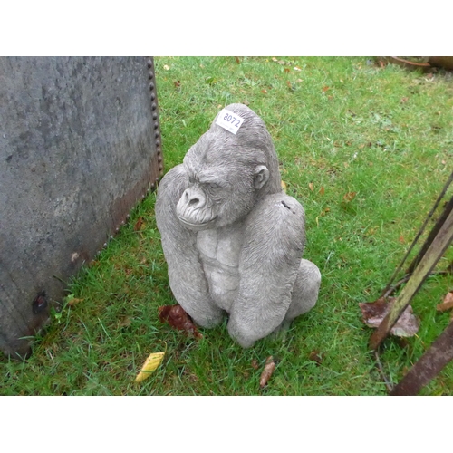 8072 - A composition Gorilla, 45cm tall