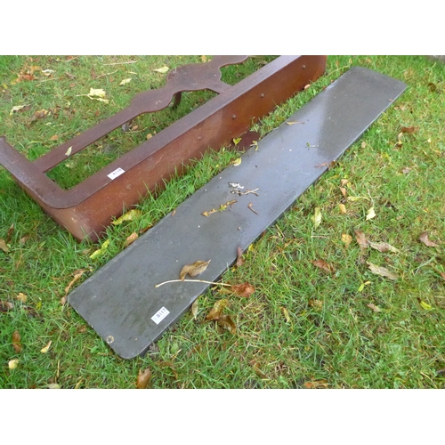 8117 - A slate shelf, 42cm x 24cm