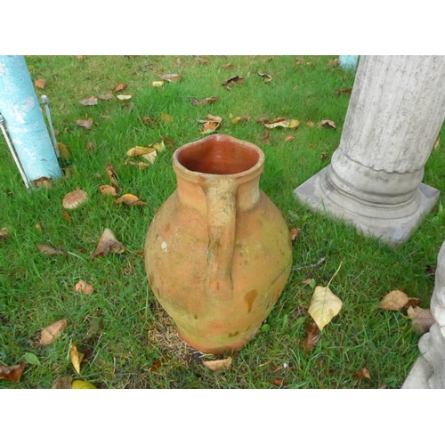 8141 - A terracotta ewer