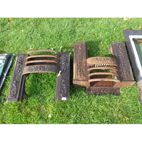 8316 - Two cast iron hob grates