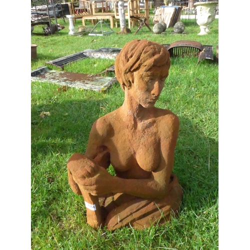 8356 - A terracotta bust of a lady