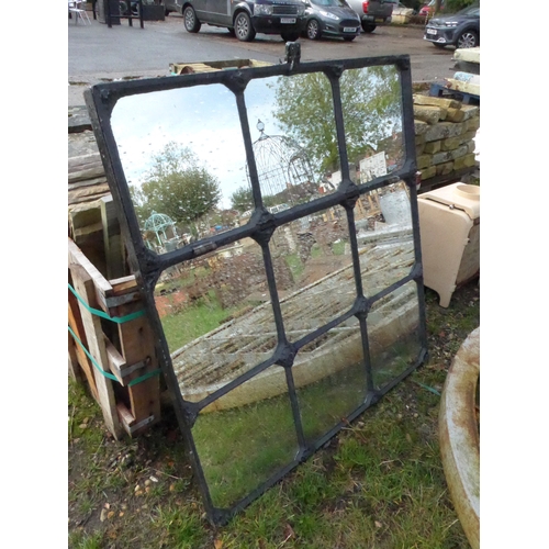 8373A - An iron window frame converted into a mirror