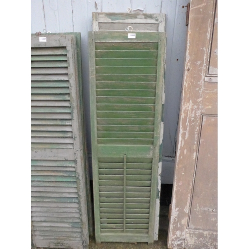 8448 - Four louvred shutters