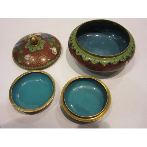 4266 - A selection of 20th Century Oriental small china including cups, and a polychrome small bowl (chippe... 