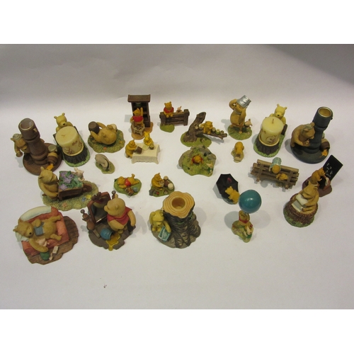 4284 - Various resin Winnie The Pooh figures to include Border Fine Arts, Simply Pooh etc. (24)