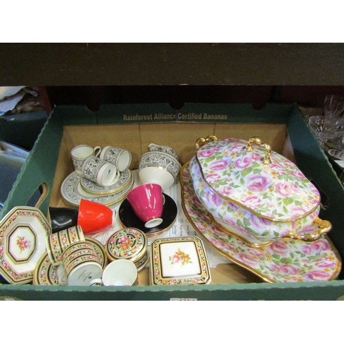 4254 - A mixed lot of ceramics including Decoporce T. Limoges tureen with dish, Wedgwood 